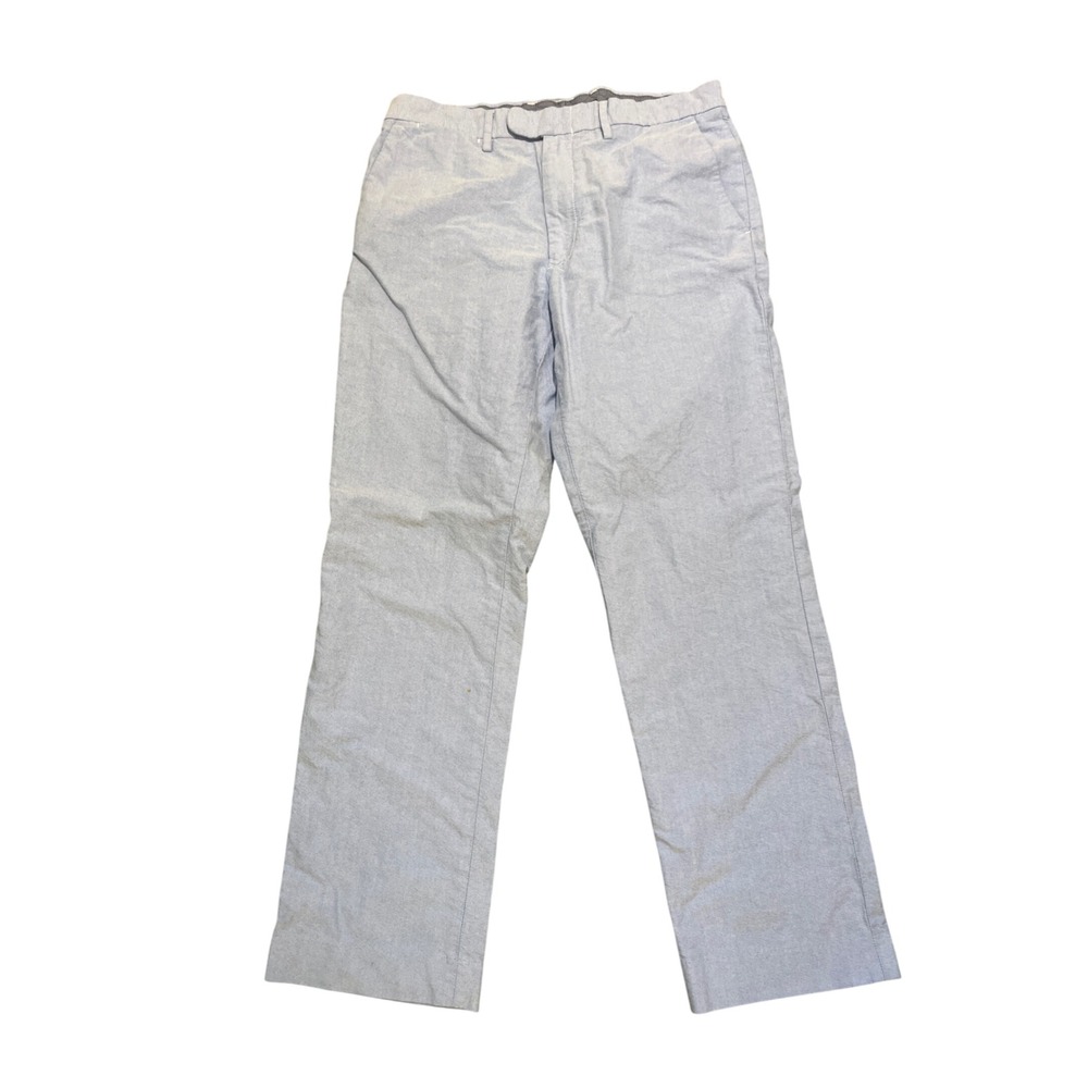J.Crew‎ Bowery Classic Dress Pants Mens Size 31x30 Blue Cotton Casual Business